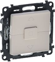 Выключатель жалюзи с фиксацией без рамки Legrand Valena Life 2-кл. слоновая кость картинка